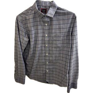 UNTUCKit Quentin Shirt Men’s M Button-Up Long Sleeve Wrinkle Free Slim-Fit